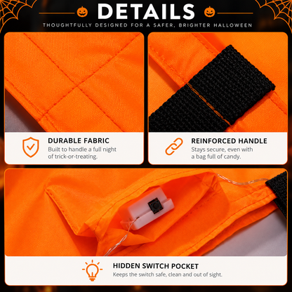 Auvella Light-Up Halloween Bag